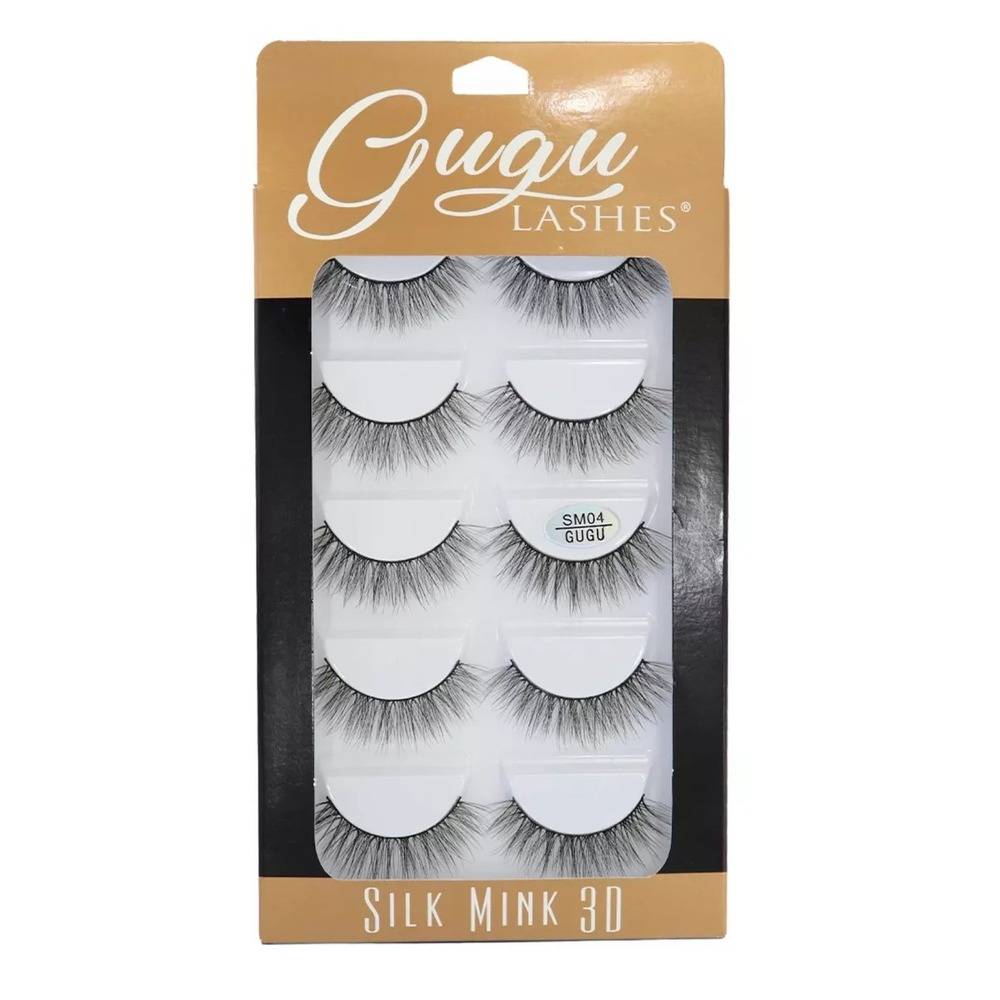 GUGU LASHES Pestañas Silk Mink 3D SM04