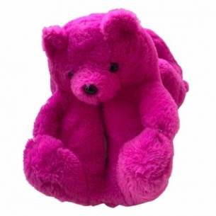 PANTUFLA OSO ROSA FIUCSIA