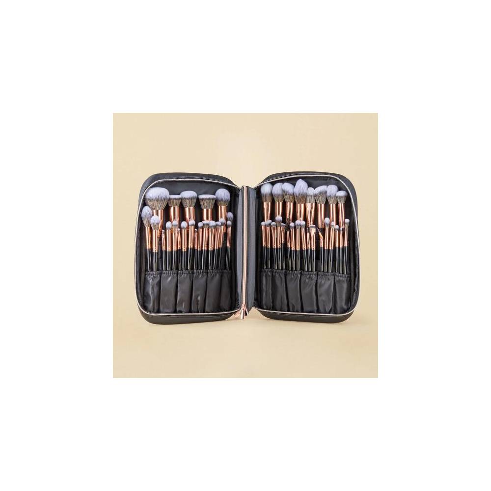ATENEA KIT DE BROCHAS DE MAQUILLAJE FLAWLESS X46 PCS